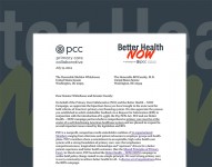 Screenshot of a preview of Better Health - NOW's letter to Whitehouse and Cassidy